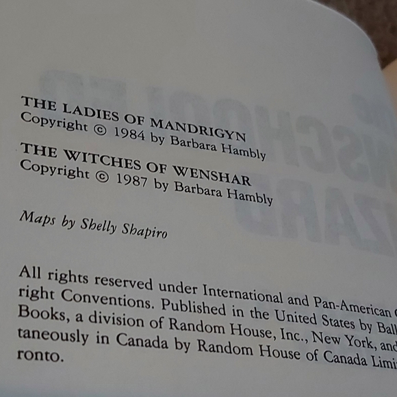 Vintage Hardcover Book- The Unschooled Wizard by Barbara Hambly - Picture 3 of 4